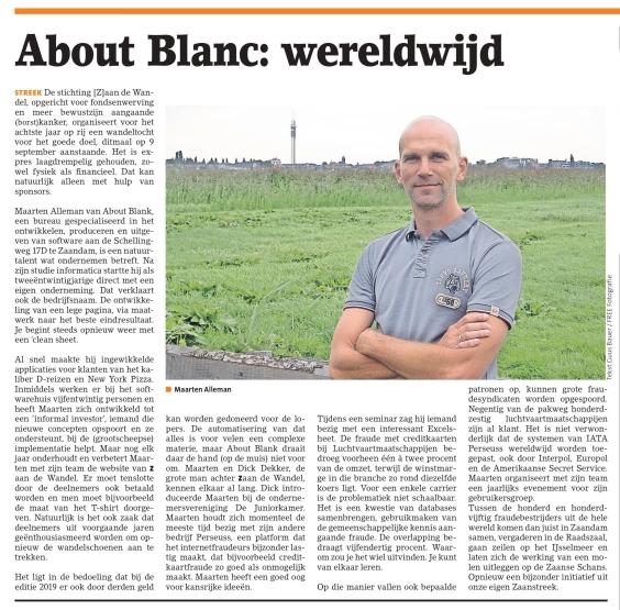about:blank zorgt voor betrouwbare website [Z]aan de Wandel